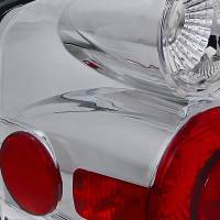 Spec'D Tuning Products - Spec-D 1994-2004 Chevrolet S10/ GMC Sonoma/ Isuzu Hombre Tail Lights (Chrome Housing/Clear Lens) - Image 2