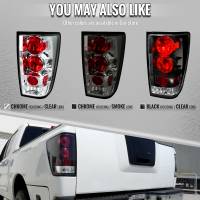 Spec'D Tuning Products - Spec-D 2004-2015 Nissan Titan Tail Lights (Chrome Housing/Clear Lens) - Image 4
