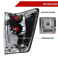 Spec'D Tuning Products - Spec-D 2004-2015 Nissan Titan Tail Lights (Chrome Housing/Clear Lens) - Image 5