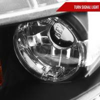 Spec'D Tuning Products - Spec-D 2006-2011 Honda Civic Sedan Dual Halo Projector Headlights (Matte Black Housing/Clear Lens) - Image 4