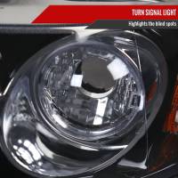 Spec'D Tuning Products - Spec-D 1992-1995 Honda Civic Dual Halo Projector Headlights (Glossy Black Housing/Smoke Lens) - Image 4