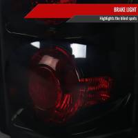 Spec'D Tuning Products - Spec-D 1999-2002 Chevrolet Silverado/ 1999-2006 GMC Sierra Tail Lights (Glossy Black Housing/Smoke Lens) - Image 2