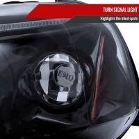 Spec'D Tuning Products - Spec-D 1999-2000 Honda Civic Dual Halo Projector Headlights (Glossy Black Housing/Smoke Lens) - Image 4