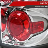 Spec'D Tuning Products - Spec-D 1999-2002 Chevrolet Silverado/ 1999-2006 GMC Sierra Tail Lights (Chrome Housing/Clear Lens) - Image 2