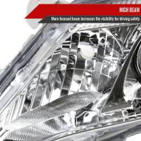 Spec'D Tuning Products - Spec-D 2010-2011 Toyota Camry Projector Headlights w/ Amber Reflectors (Chrome Housing/Clear Lens) - Image 2