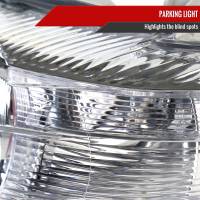 Spec'D Tuning Products - Spec-D 2010-2011 Toyota Camry Projector Headlights w/ Amber Reflectors (Chrome Housing/Clear Lens) - Image 4