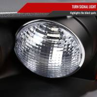 Spec'D Tuning Products - Spec-D 1994-1997 Honda Accord Dual Halo Projector Headlights (Matte Black Housing/Clear Lens) - Image 4