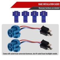 Spec'D Tuning Products - Spec-D 1999-2004 Ford F-250/F-350/F-450/F-550/Excursion Dual Halo Projector Headlights (Jet Black Housing/Clear Lens) - Image 5