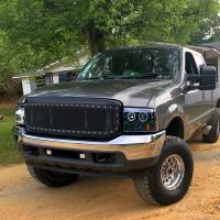 Spec'D Tuning Products - Spec-D 1999-2004 Ford F-250/F-350/F-450/F-550/Excursion Dual Halo Projector Headlights (Jet Black Housing/Clear Lens) - Image 8