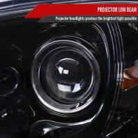 Spec'D Tuning Products - Spec-D 1998-2001 Mercedes Benz W163 ML Class Projector Headlights w/ SMD LED Light Strip (Glossy Black Housing/Smoke Lens) - Image 1