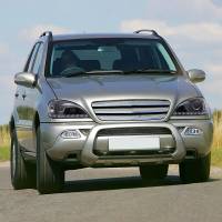 Spec'D Tuning Products - Spec-D 1998-2001 Mercedes Benz W163 ML Class Projector Headlights w/ SMD LED Light Strip (Glossy Black Housing/Smoke Lens) - Image 7