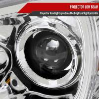 Spec'D Tuning Products - Spec-D 1998-2001 Mercedes Benz W163 ML Class Projector Headlights w/ SMD LED Light Strip (Chrome Housing/Clear Lens) - Image 1