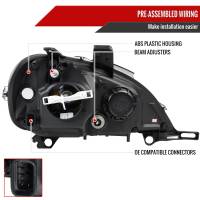 Spec'D Tuning Products - Spec-D 1998-2001 Mercedes Benz W163 ML Class Projector Headlights w/ SMD LED Light Strip (Chrome Housing/Clear Lens) - Image 5