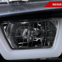 Spec'D Tuning Products - Spec-D 2011-2014 Dodge Charger Dual LED U-Bar Projector Headlights (Glossy Black Housing/Smoke Lens) - Image 2