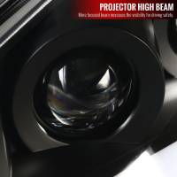 Spec'D Tuning Products - Spec-D 2010-2012 Hyundai Genesis Coupe Sequential LED Bar Projector Headlights (Matte Black Housing/Clear Lens) - Image 2