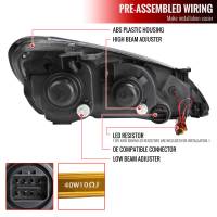 Spec'D Tuning Products - Spec-D 2010-2012 Hyundai Genesis Coupe Sequential LED Bar Projector Headlights (Matte Black Housing/Clear Lens) - Image 5