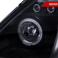 Spec'D Tuning Products - Spec-D 2003-2005 Nissan 350Z Dual Halo Projector Headlights (Glossy Black Housing/Smoke Lens) - Image 2