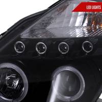 Spec'D Tuning Products - Spec-D 2003-2005 Nissan 350Z Dual Halo Projector Headlights (Glossy Black Housing/Smoke Lens) - Image 3