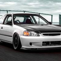 Spec'D Tuning Products - Spec-D 1996-2000 Honda Civic Coupe/Hatchback Power Spoon Sport Mirrors - Image 5