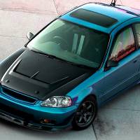 Spec'D Tuning Products - Spec-D 1996-2000 Honda Civic Coupe/Hatchback Power Spoon Sport Mirrors - Image 8