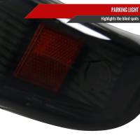 Spec'D Tuning Products - Spec-D 1999-2002 Chevrolet Silverado/ 2000-2006 Tahoe Suburban Dual Halo Projector Headlights w/ Bumper Lights (Black Housing/Smoke Lens) - Image 4