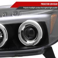 Spec'D Tuning Products - Spec-D 2003-2005 Toyota 4Runner Dual Halo Projector Headlights (Matte Black Housing/Clear Lens) - Image 1