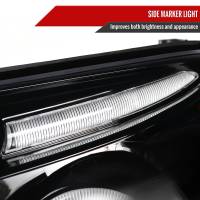 Spec'D Tuning Products - Spec-D 2003-2005 Toyota 4Runner Dual Halo Projector Headlights (Jet Black Housing/Clear Lens) - Image 4