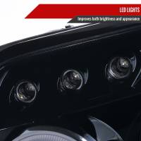 Spec'D Tuning Products - Spec-D 2003-2005 Toyota 4Runner Dual Halo Projector Headlights (Glossy Black Housing/Smoke Lens) - Image 3