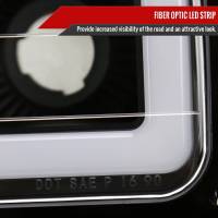 Spec'D Tuning Products - Spec-D 1988-1998 Chevrolet/GMC C10 C/K LED Strip Bumper Corner Signal Lights (Matte Black Housing/Clear Lens) - Image 1