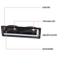 Spec'D Tuning Products - Spec-D 1988-1998 Chevrolet/GMC C10 C/K LED Strip Bumper Corner Signal Lights (Matte Black Housing/Clear Lens) - Image 6