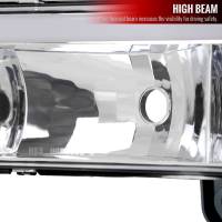 Spec'D Tuning Products - Spec-D 1988-1998 Chevrolet/GMC C10 C/K LED Strip Factory Style Headlights (Chrome Housing/Clear Lens) - Image 2
