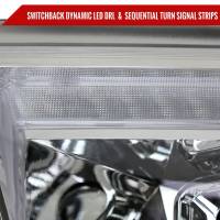 Spec'D Tuning Products - Spec-D 2019-2022 Dodge RAM 1500 Switchback Sequential LED Turn Signal Projector Headlights (Chrome Housing/Clear Lens) - Image 4