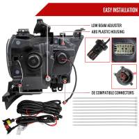 Spec'D Tuning Products - Spec-D 2019-2022 Dodge RAM 1500 Switchback Sequential LED Turn Signal Projector Headlights (Chrome Housing/Clear Lens) - Image 5