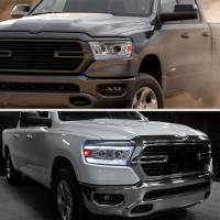 Spec'D Tuning Products - Spec-D 2019-2022 Dodge RAM 1500 Switchback Sequential LED Turn Signal Projector Headlights (Chrome Housing/Clear Lens) - Image 7