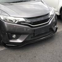 Spec'D Tuning Products - Spec-D 2014-2017 Honda Fit Glossy Black Polypropylene 3PC Bumper Lip - Image 8