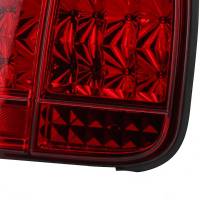Spec'D Tuning Products - Spec-D 2005-2009 Ford Mustang Sequential LED Tail Lights (Chrome Housing/Red Lens) - Image 3