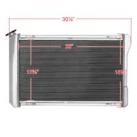 Spec'D Tuning Products - Spec-D 1982-1992 Chevrolet Camaro/Pontiac Firebird/Trans Am 3 Row Radiator with Dual Fan Shroud - Image 1