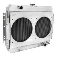 Spec'D Tuning Products - Spec-D 1963-1968 Chevrolet Impala/Biscayne/Caprice/Bel Air/El Camino/Chevelle 3 Row Radiator with Dual Fan Shroud - Image 8