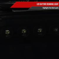 Spec'D Tuning Products - Spec-D 1999-2002 Chevrolet Silverado/ 2000-2006 Chevrolet Tahoe/Suburban Dual Halo Projector Headlights with LED Sequential Turn Signal Bumper Lights (Black Housing/Smoke Lens) - Image 4