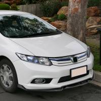 Spec'D Tuning Products - Spec-D 2019-2021 Honda Civic Sedan Glossy Black Polypropylene 3PC Front Bumper Lip Set - Image 8