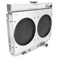Spec'D Tuning Products - Spec-D 1967-1970 Ford Mustang/Fairlane/Ranchero Mercury Cougar 3-Row Radiator with Dual Fan Shroud Design - Image 8