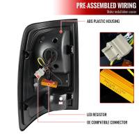 Spec'D Tuning Products - Spec-D 2009-2018 Dodge RAM 1500 / 2019-2021 RAM Classic / 2010-2018 RAM 2500 3500 LED Tail Lights - V2 (Matte Black Housing/Clear Lens) - Image 5