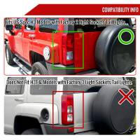 Spec'D Tuning Products - Spec-D 2005-2010 Hummer H3 LED Tail Lights (Chrome Housing/Smoke Lens) - Image 4
