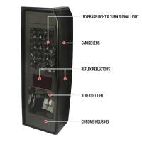 Spec'D Tuning Products - Spec-D 2005-2010 Hummer H3 LED Tail Lights (Chrome Housing/Smoke Lens) - Image 6