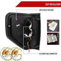 Spec'D Tuning Products - Spec-D 2009-2014 Ford F-150 LED Tail Lights (Glossy Black Housing/Smoke Lens) - Image 5