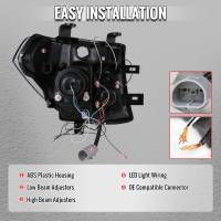 Spec'D Tuning Products - Spec-D 2005-2007 Nissan Pathfinder/ 2005-2008 Frontier Dual Halo Projector Headlights (Jet Black Housing/Clear Lens) - Image 3