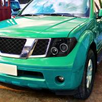 Spec'D Tuning Products - Spec-D 2005-2007 Nissan Pathfinder/ 2005-2008 Frontier Dual Halo Projector Headlights (Jet Black Housing/Clear Lens) - Image 8