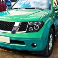 Spec'D Tuning Products - Spec-D 2005-2007 Nissan Pathfinder/ 2005-2008 Frontier Dual Halo Projector Headlights (Matte Black Housing/Clear Lens) - Image 8