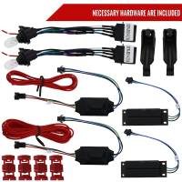 Spec'D Tuning Products - Spec-D 2005-2008 BMW E90 3 Series Sedan LED Tail Lights (Jet Black Housing/Clear Lens) - Image 5