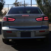 Spec'D Tuning Products - Spec-D 2008-2017 Mitsubishi Lancer / 2008-2015 Lancer EVO X Sedan LED Tail Lights (Matte Black Housing/Clear Lens) - Image 8